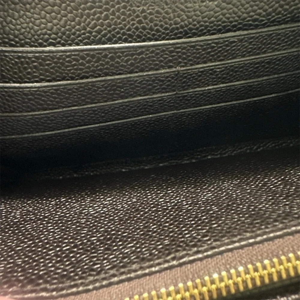 Stefano Ricci Brown Genuine Italian Calf Leather Printed Continental Wallet